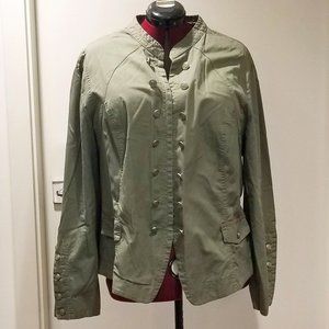 Military Style Loden / Olive / Army Green Jacket